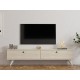 TV Stand Paris - Travertine Travertine TV Stand Paris - Travertine Travertine
