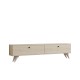 TV Stand Paris - Travertine Travertine TV Stand Paris - Travertine Travertine