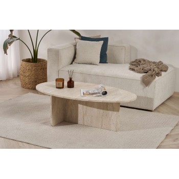 Coffee Table Orba - Travertine Travertine