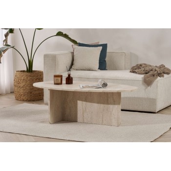 Coffee Table Orba - Travertine Travertine