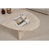 Coffee Table Orba - Travertine Travertine