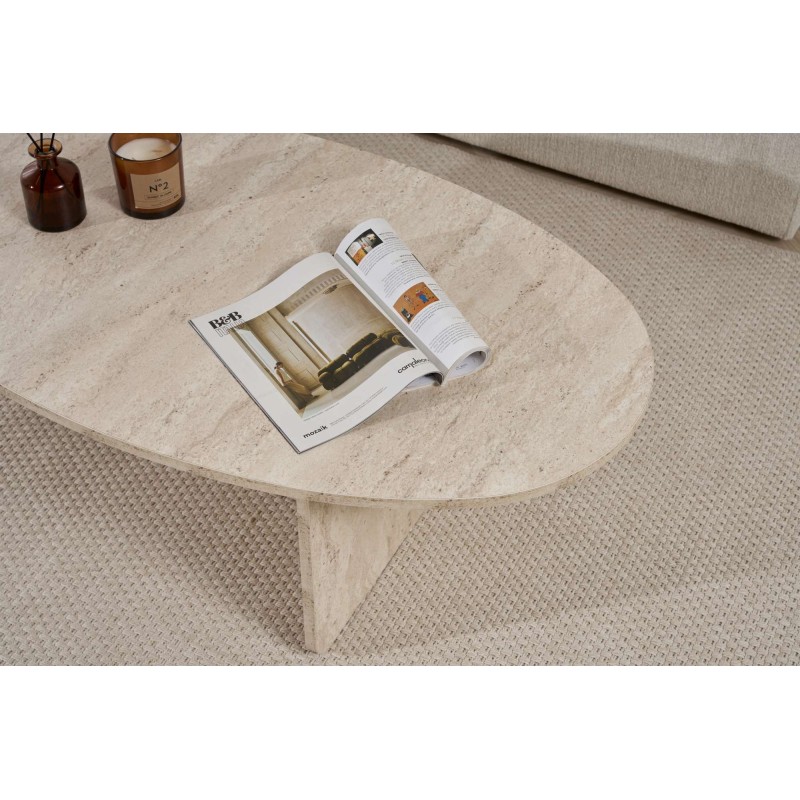 Coffee Table Orba - Travertine Travertine