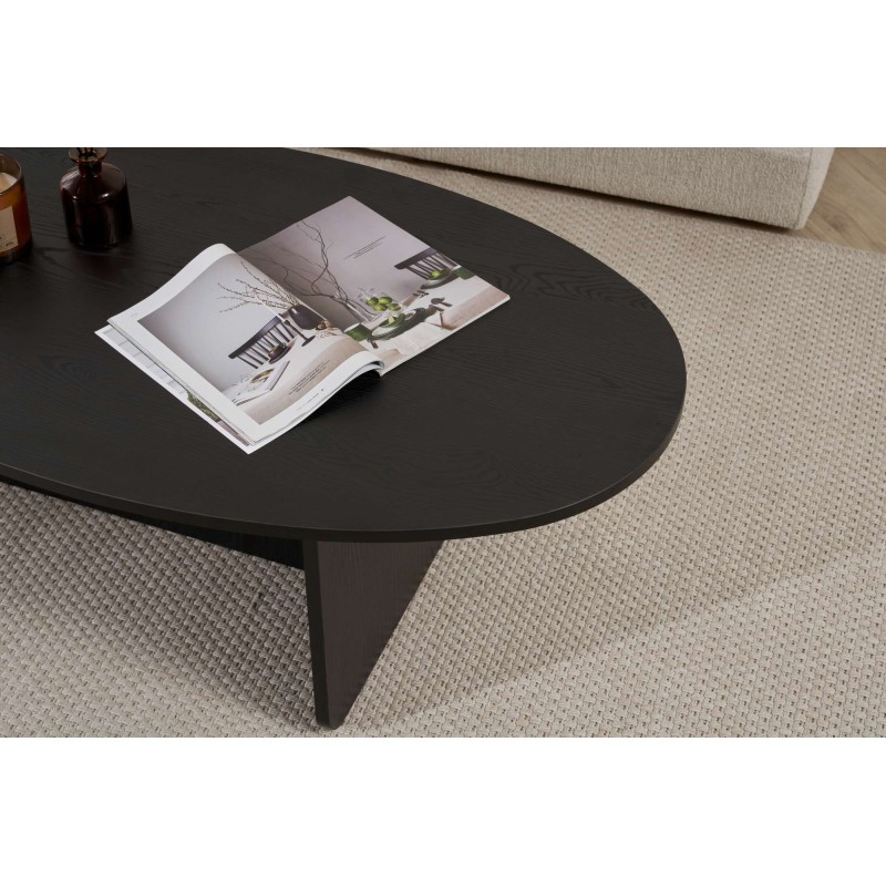 Coffee Table Orba - Wood Black Wood Black