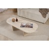 Coffee Table Ovalis - Travertine Travertine