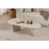 Coffee Table Ovalis - Travertine Travertine