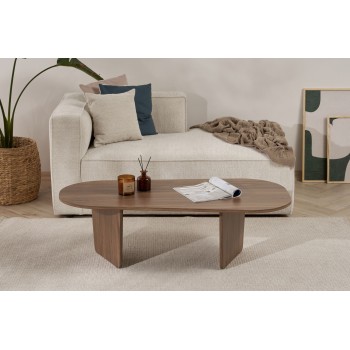 Coffee Table Ovalis - Walnut Walnut