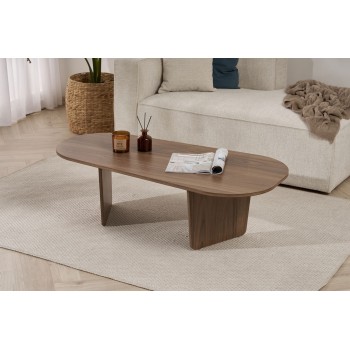 Coffee Table Ovalis - Walnut Walnut