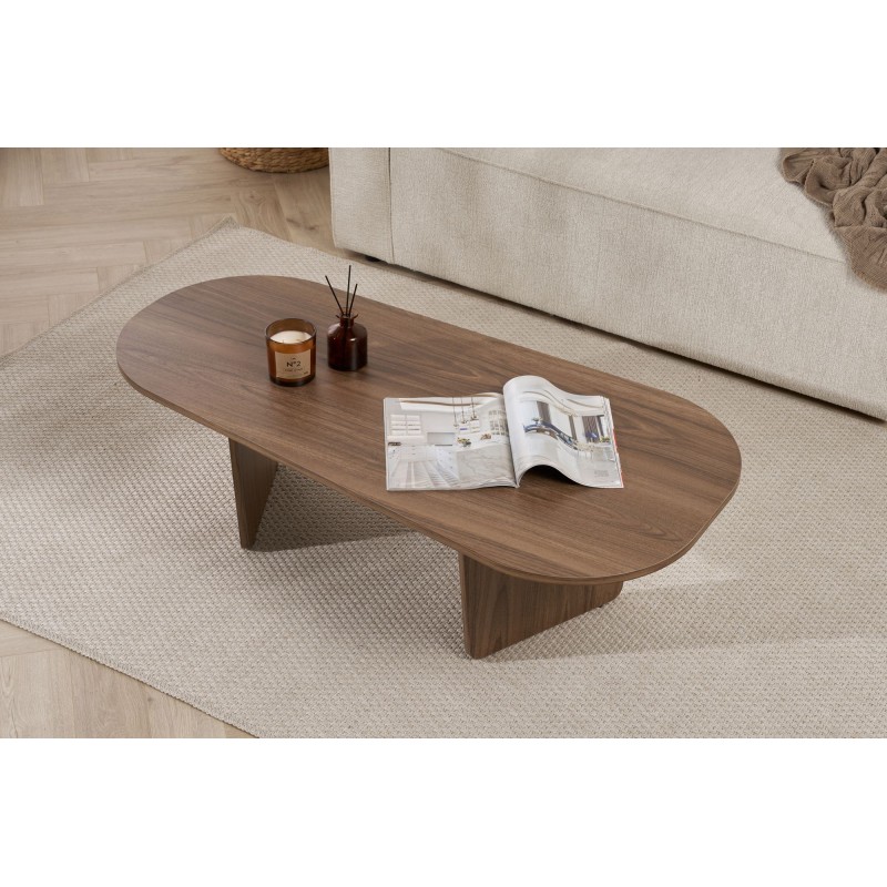 Coffee Table Ovalis - Walnut Walnut