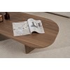 Coffee Table Ovalis - Walnut Walnut