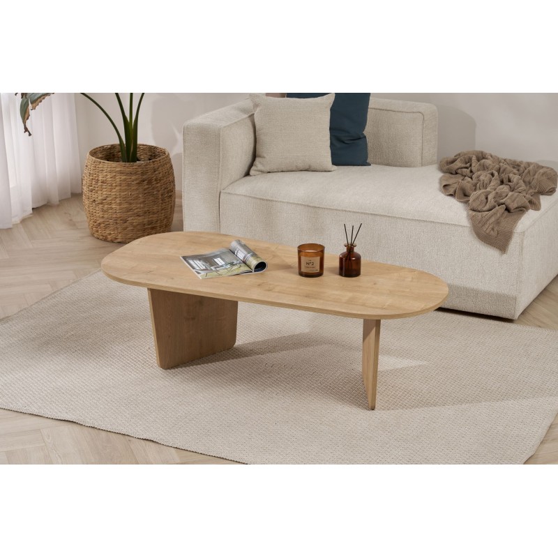 Coffee Table Ovalis - Oak Oak