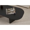Coffee Table Ovalis - Wood Black Wood Black