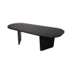 Coffee Table Ovalis - Wood Black Wood Black