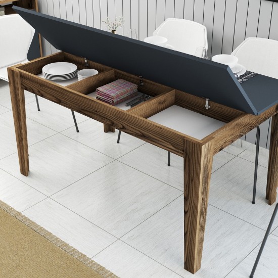 Dining Table Milan 513 - Walnut, Anthracite Walnut
Anthracite Dining Table Milan 513 - Walnut, Anthracite Walnut
Anthracite