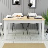 Dining Table Milan 896 - White, Oak White
Oak