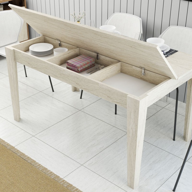 Dining Table Milan 897 - Travertine Travertine