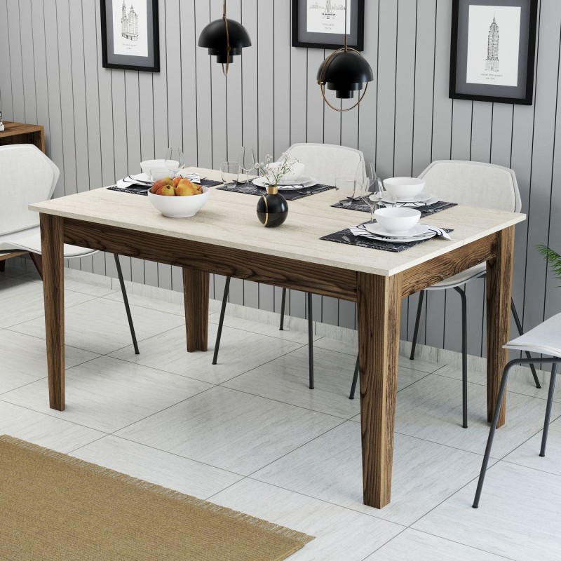 Dining Table Milan 898 - Walnut, Travertine Walnut
Travertine
