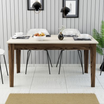 Dining Table Milan 898 - Walnut, Travertine Walnut
Travertine