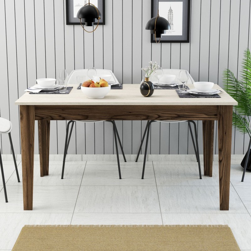 Dining Table Milan 898 - Walnut, Travertine Walnut
Travertine