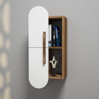 Wall Shelf Rose - Walnut, White Walnut
White