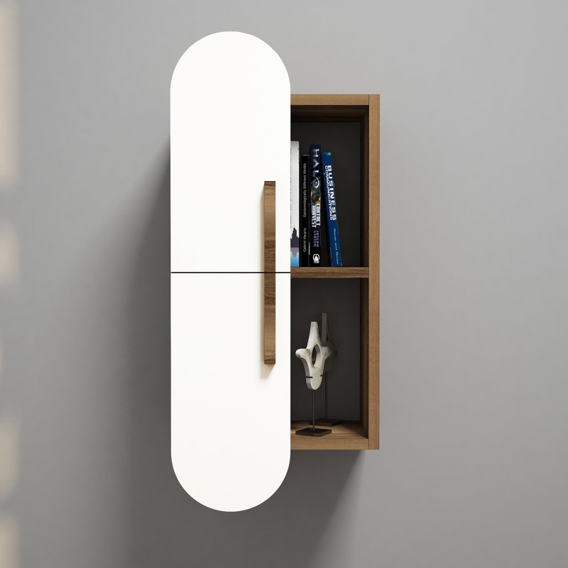 Wall Shelf Rose - Walnut, White Walnut
White