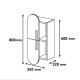 Wall Shelf Rose - Walnut, White Walnut
White