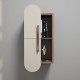 Hanah Home Wall Shelf Rose - Walnut, Cream Walnut
Cream