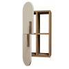 Hanah Home Wall Shelf Rose - Walnut, Cream Walnut
Cream