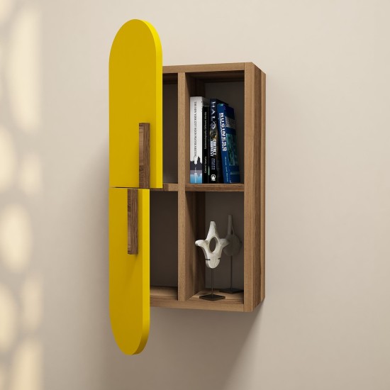 Wall Shelf Rose - Walnut, Yellow Walnut
Yellow Wall Shelf Rose - Walnut, Yellow Walnut
Yellow