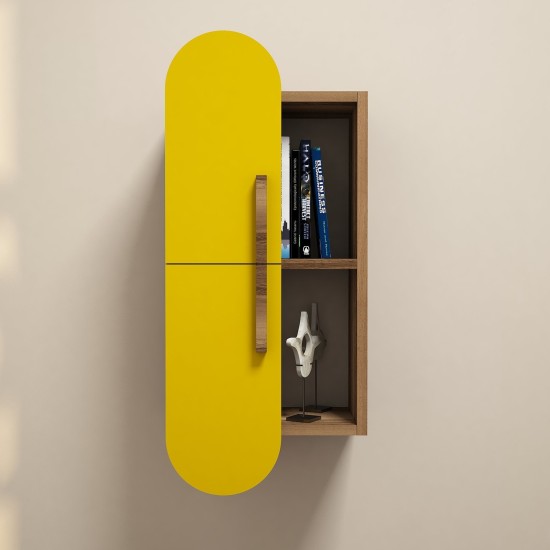 Wall Shelf Rose - Walnut, Yellow Walnut
Yellow Wall Shelf Rose - Walnut, Yellow Walnut
Yellow