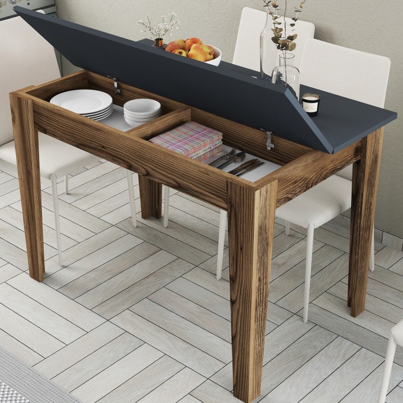 Kitchen Table Kiev 505 - Walnut, White Walnut
White
