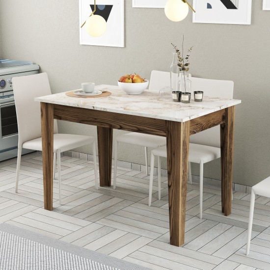Kitchen Table Kiev 506 - Walnut, White Walnut
White Kitchen Table Kiev 506 - Walnut, White Walnut
White