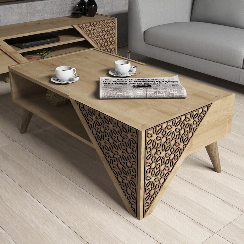 Coffee Table Beril - Oak Oak