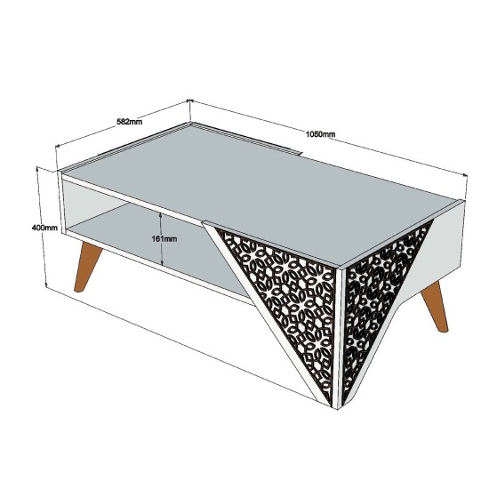 Coffee Table Beril - Oak Oak