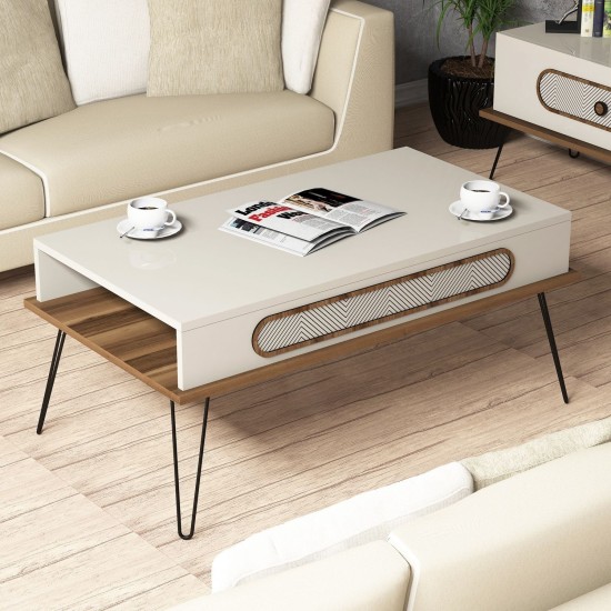 Coffee Table Ekol - Cream Cream Coffee Table Ekol - Cream Cream
