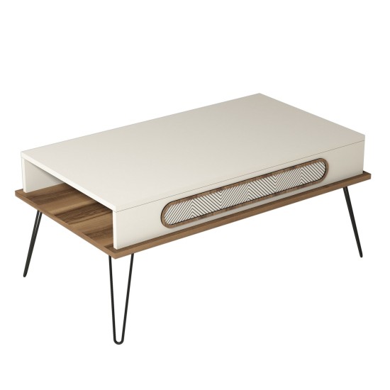 Coffee Table Ekol - Cream Cream Coffee Table Ekol - Cream Cream