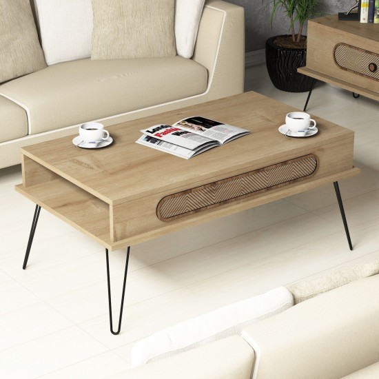 Coffee Table Ekol - Oak Oak Coffee Table Ekol - Oak Oak