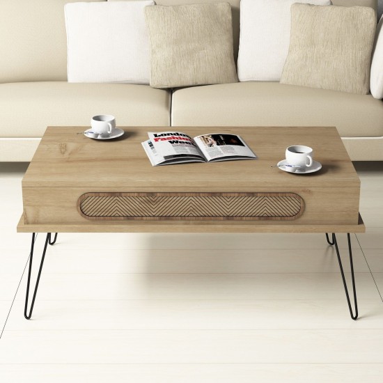 Coffee Table Ekol - Oak Oak Coffee Table Ekol - Oak Oak