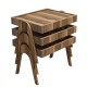 Nesting Table (3 Pieces) Roma - Walnut Walnut Nesting Table (3 Pieces) Roma - Walnut Walnut