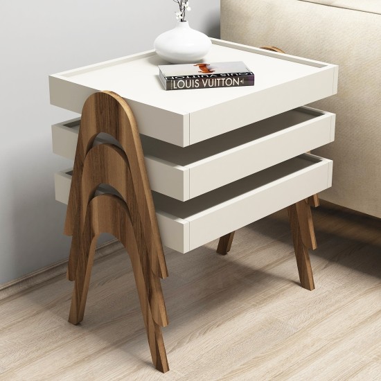 Nesting Table (3 Pieces) Roma - Walnut, Cream Walnut
Cream Hanah Home Nesting Table (3 Pieces) Roma - Walnut, Cream Walnut
Cream