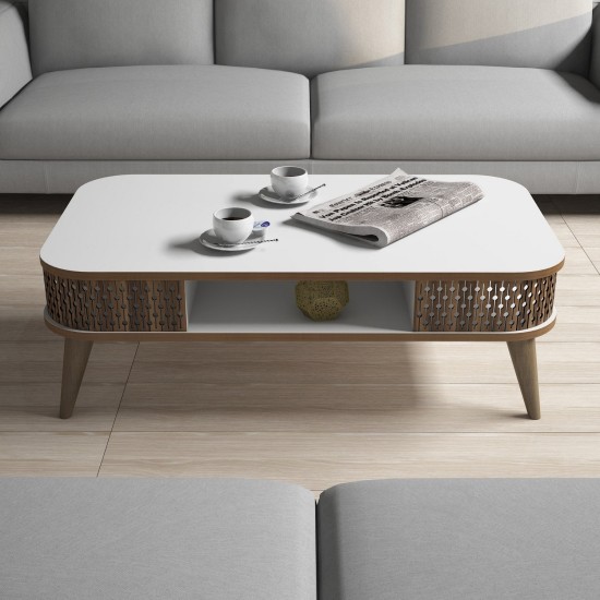 Coffee Table Eylül - White White Coffee Table Eylül - White White