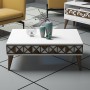 Coffee Table Line - White White