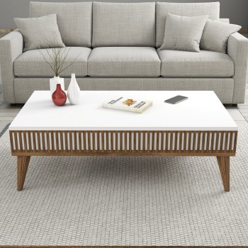 Coffee Table Milan - Walnut, White Walnut
White