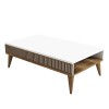 Coffee Table Milan - Walnut, White Walnut
White