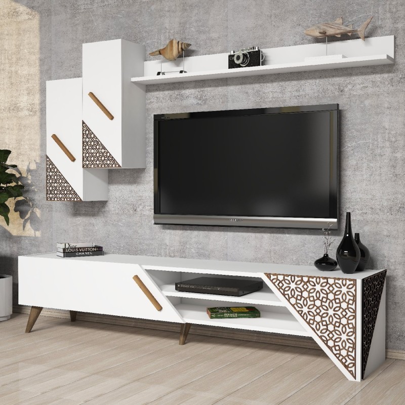 TV Unit Beril - White White