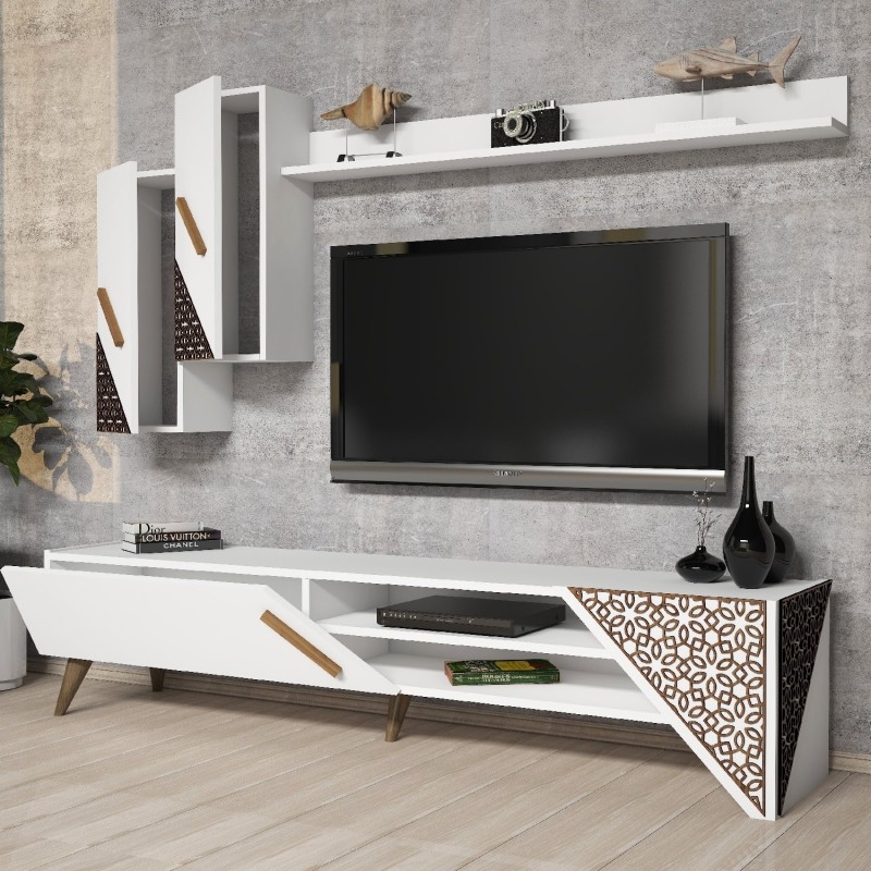 TV Unit Beril - White White