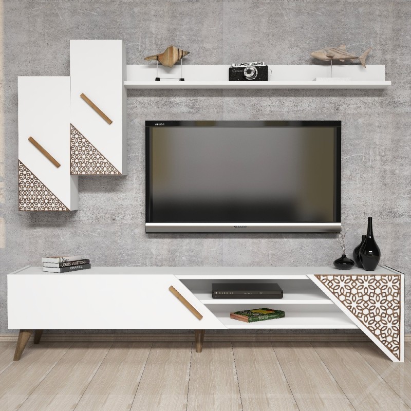 TV Unit Beril - White White