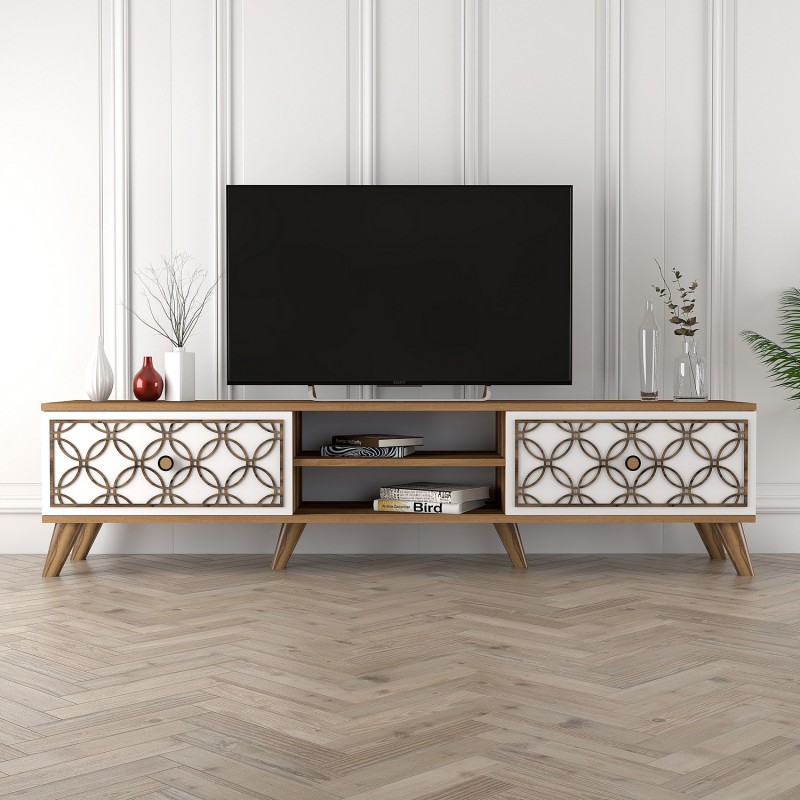 TV Stand Class - Walnut, White Walnut
White