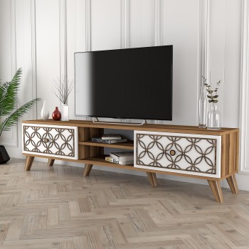 TV Stand Class - Walnut, White Walnut
White