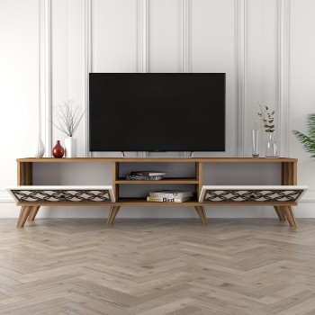 TV Stand Class - Walnut, White Walnut
White