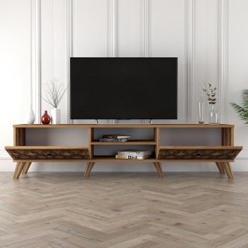 TV Stand Class - Walnut Walnut